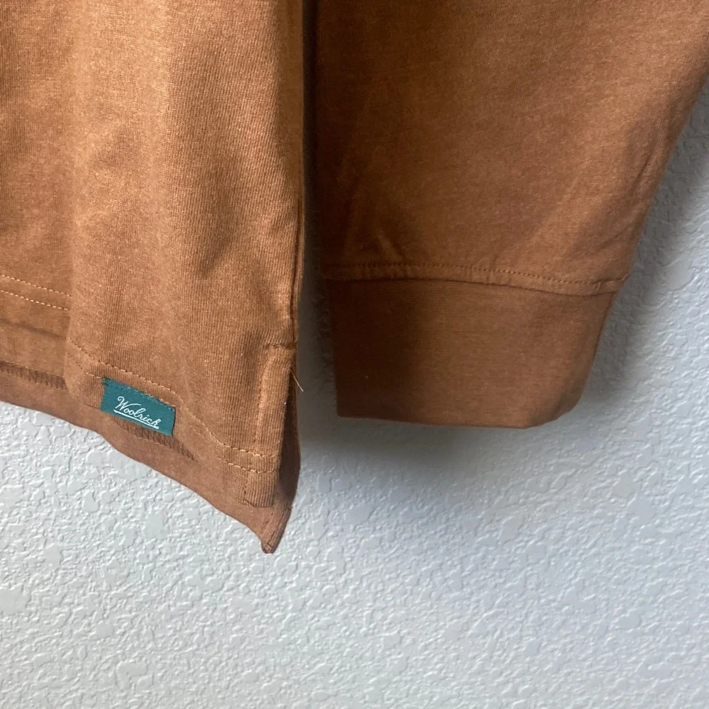 Woolrich Long Sleeve Pocket Tee Mens Large Brown Casual Everyday‎ Top - Picture 6 of 9